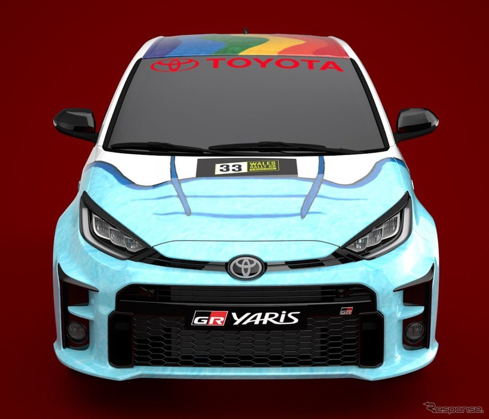 トヨタ GR ヤリスのラリーカーデザインコンペの優勝作品《photo by Toyota》