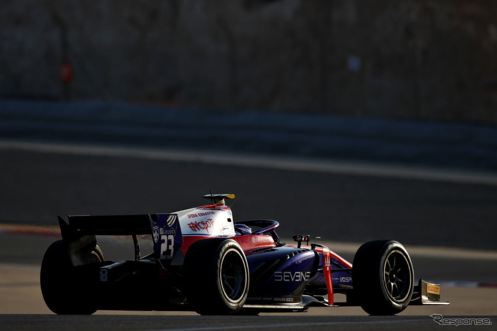 F2テストの佐藤万璃音(バーレーン、12月9日)《Photo by Joe Portlock - Formula 1/Formula 1 via Getty Images/ゲッティイメージズ》