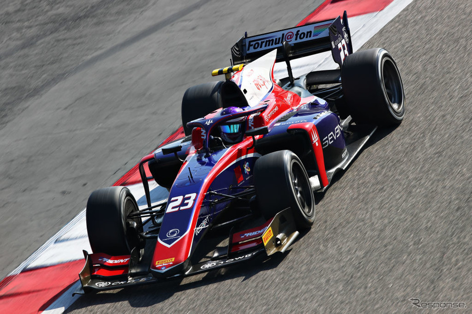 F2テストの佐藤万璃音(バーレーン、12月9日)《Photo by Joe Portlock - Formula 1/Formula 1 via Getty Images/ゲッティイメージズ》