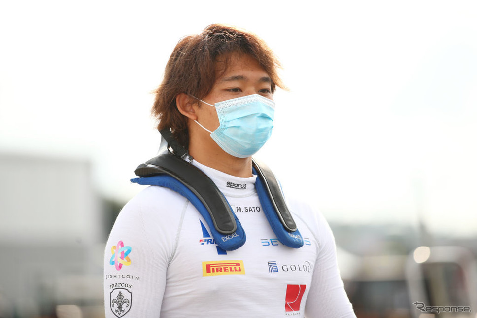 F2 第10戦の佐藤万璃音(ソチ、9月26日)《Photo by Joe Portlock - Formula 1/Formula 1 via Getty Images/ゲッティイメージズ》