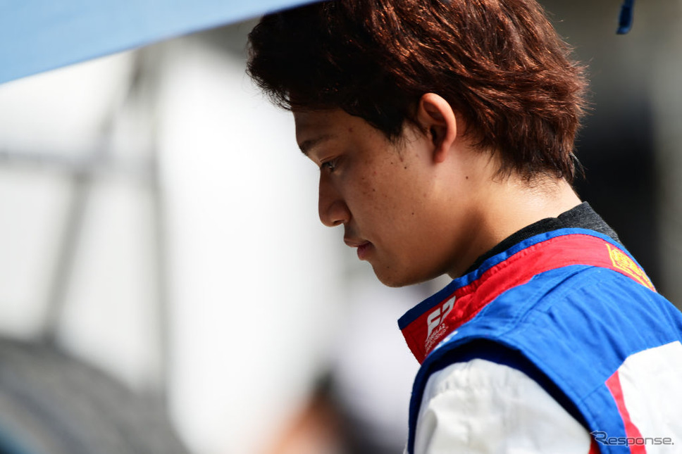 F2 第6戦の佐藤万璃音(バルセロナ、8月14日)《Photo by Mario Renzi - Formula 1/Formula 1 via Getty Images/ゲッティイメージズ》