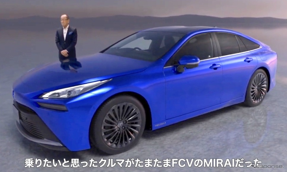 トヨタ自動車の田中義和チーフエンジニア《写真 オンライン中継画面から》