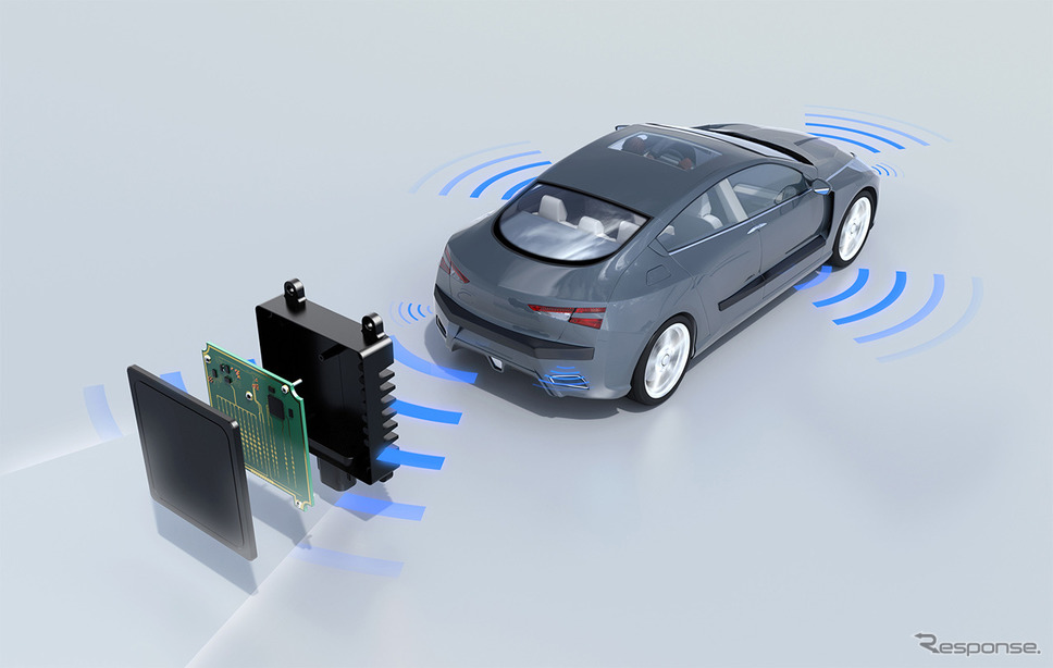 レーダーセンサーの精度を高める「ウルトラデュアーRX」《写真提供 BASF》