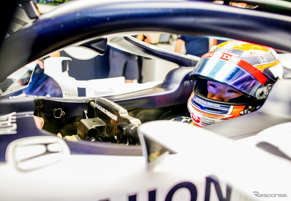 #38 角田裕毅(F1アブダビ若手テスト)《Photo by Red Bull / AlphaTauri》