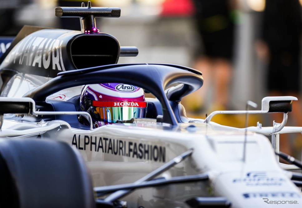 #39 佐藤万璃音(F1アブダビ若手テスト)《Photo by Red Bull / AlphaTauri》