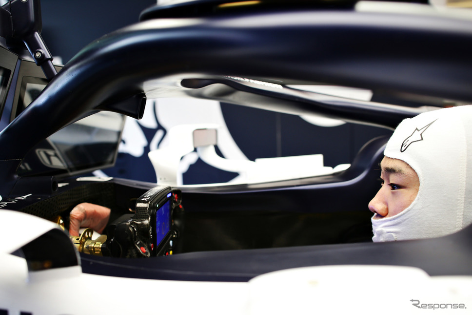 角田裕毅選手（F1アブダビ若手テスト）《photo by Getty Images / Red Bull Content Pool》
