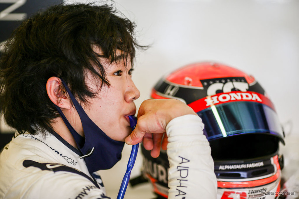 角田選手(アルファタウリ)《Photo by Peter Fox/Getty Images Sport/ゲッティイメージズ》