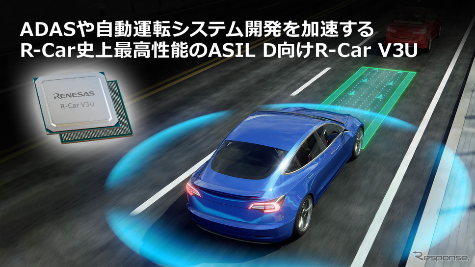 ADASや自動運転向けSoC「R-Car V3U」を投入《画僧提供 ルネサスエレクトロニクス》