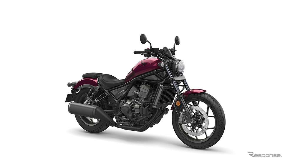 ホンダ レブル1100 DCT(ボルドーレッドメタリック)《写真提供 本田技研工業》