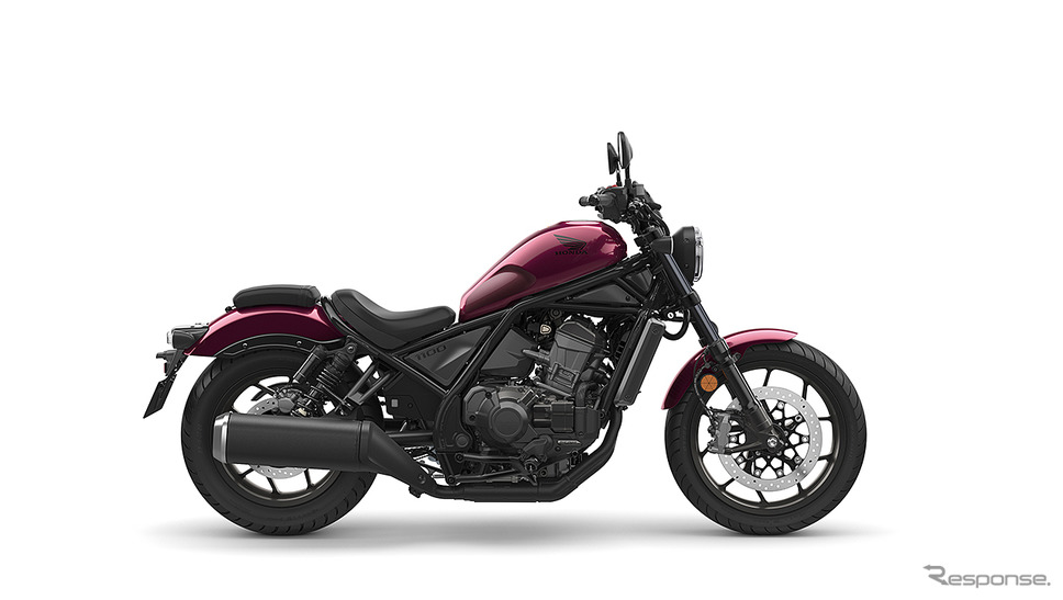ホンダ レブル1100 DCT(ボルドーレッドメタリック)《写真提供 本田技研工業》