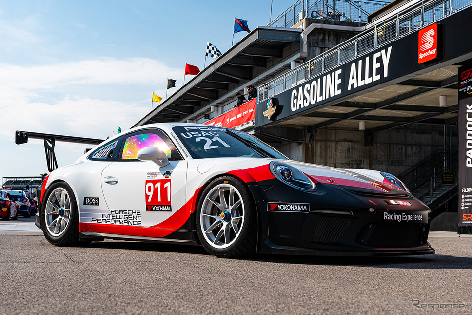 ポルシェ スプリントチャレンジ ノースアメリカに参戦する991型 911 GT3カップ《画像提供 横浜ゴム》