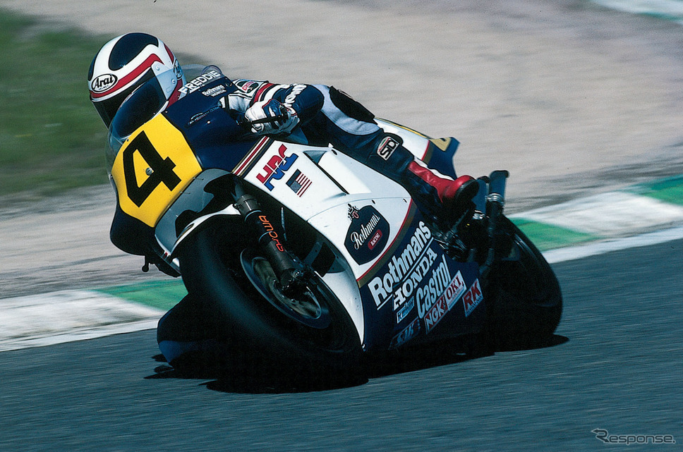 NSR500のフレディ・スペンサー選手(1985年)《写真提供 ホンダ》