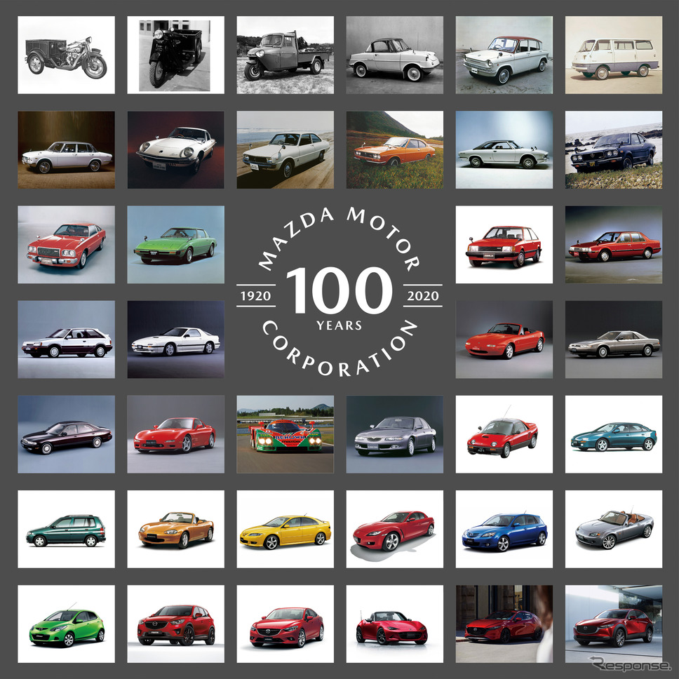 マツダ100周年記念モデルカーコレクション《写真提供  マツダ》