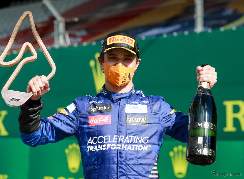 ランド・ノリス（2020年F1オーストリアGP）《写真提供 Pirelli》