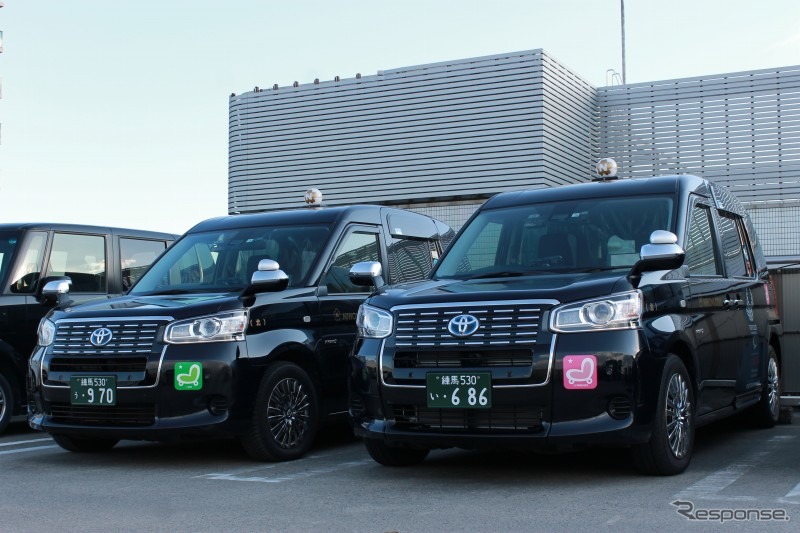 日本交通のタクシー車両(イメージ)《写真提供 日本交通》
