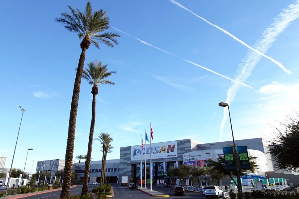 昨年のCES 2020風景。ラスベガスコンベンションセンター(LVCC)を中心に広大な敷地で展開されていた《写真撮影 会田肇》