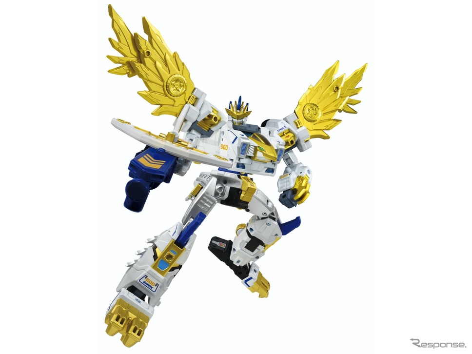 EG07アースグランナーゴッドイーグルシャーク(コアグランナーゴッドイーグルトミカ付き) (c) TOMY/アースグランナー・テレビ大阪《写真提供 タカラトミー》