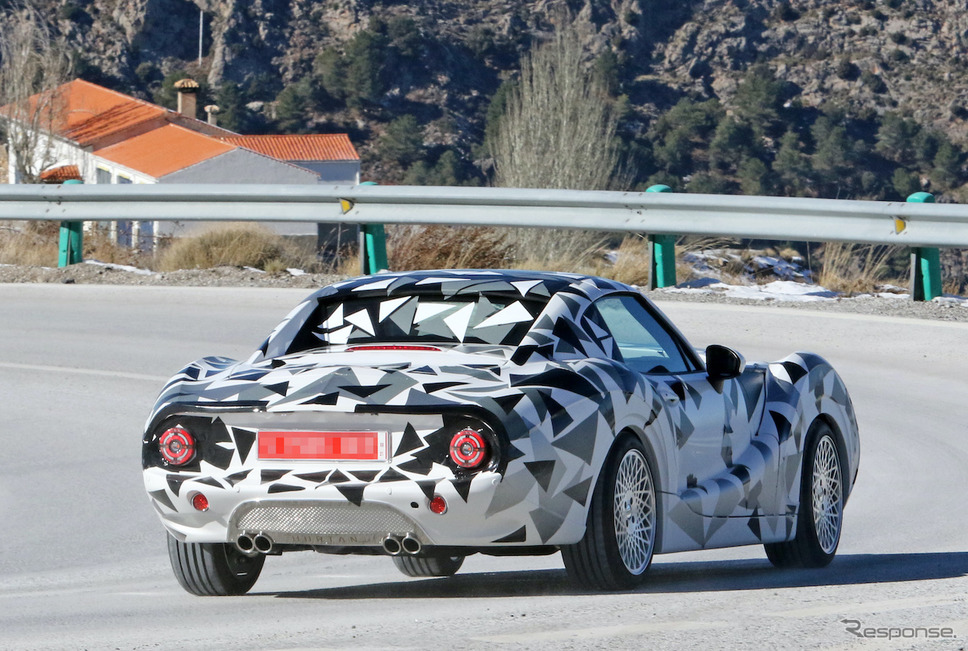 マツダ ロードスターRFの車体をベースとするHurtan Coupe プロトタイプ(スクープ写真)《APOLLO NEWS SERVICE》