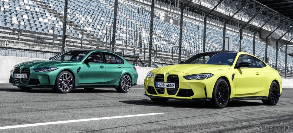 BMW M3 セダン 新型と M4 クーペ 新型