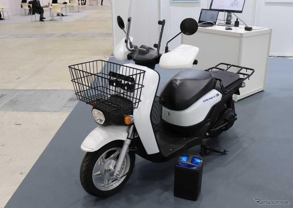 ホンダ・ベンリィの電動バイク《写真撮影 中尾真二》