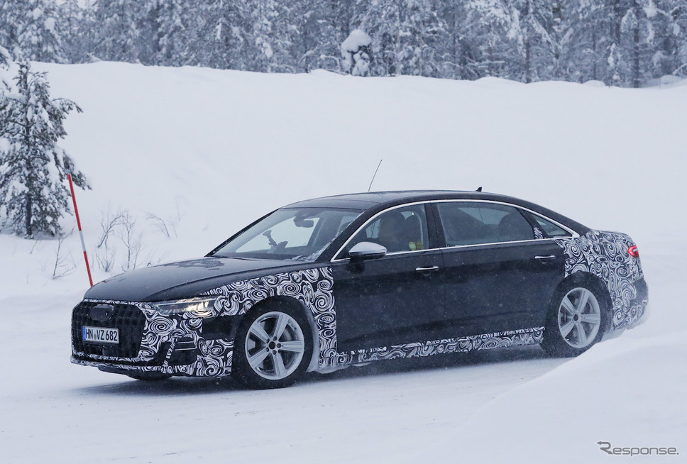 アウディ A8 ホルヒ 市販型プロトタイプ(スクープ写真)《APOLLO NEWS SERVICE》