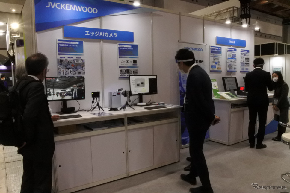 JVCケンウッドのブース(オートモーティブワールド2021)《写真撮影 小松哲也》