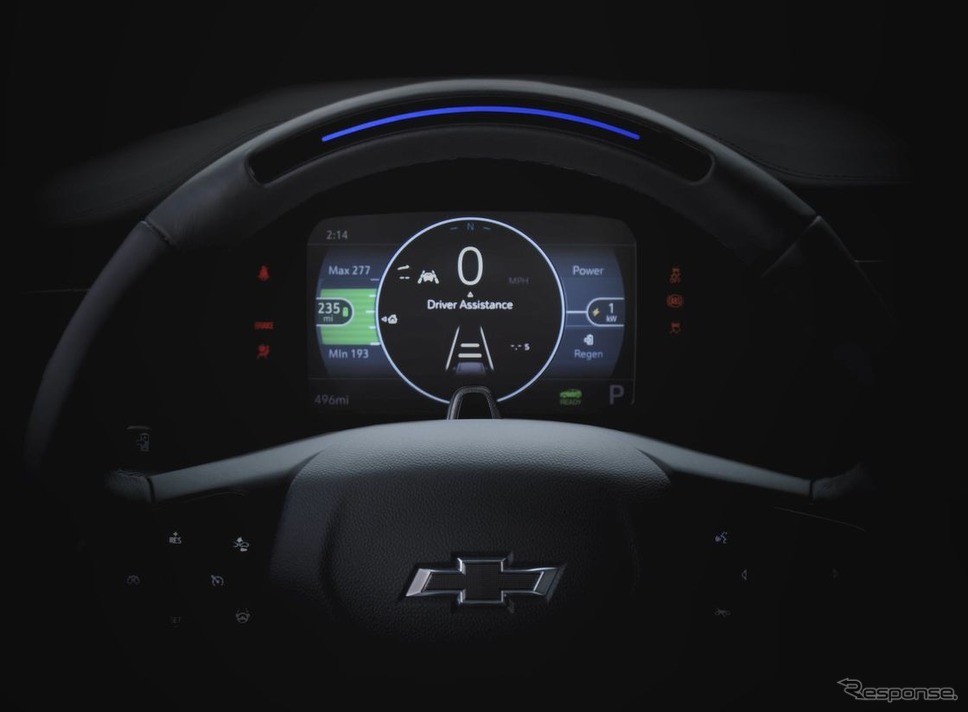 シボレー・ボルト EUV の新開発ステアリングホイール《photo by Chevrolet》
