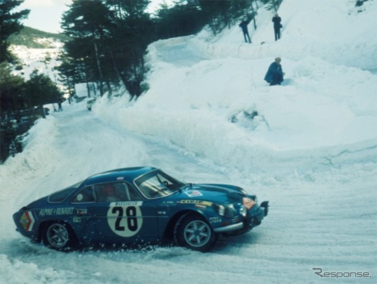 アルピーヌ 1800（1973年のWRCラリーモンテカルロ）《photo by Alpine》
