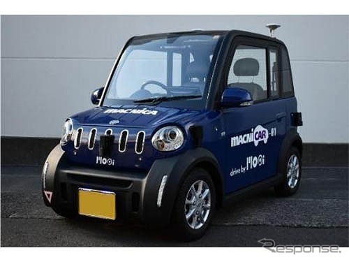実証実験で使用する「macniCAR-01」《写真提供 マクニカ》