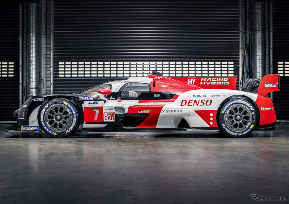 トヨタのハイパーカークラス参戦車「GR010 HYBRID」。《写真提供 TOYOTA》