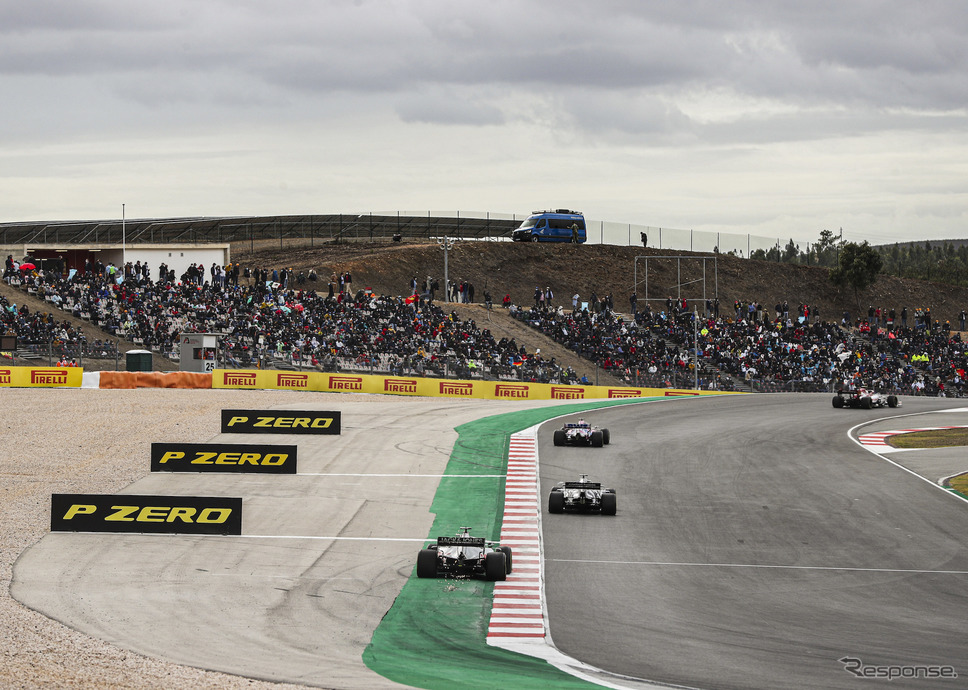 ポルティマオ(アルガルベ・サーキット)で開催された2020年F1ポルトガルGP。《写真提供 Pirelli》
