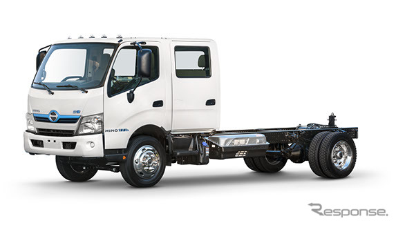 日野の米国工場で生産しているトラック《写真提供 日野自動車》