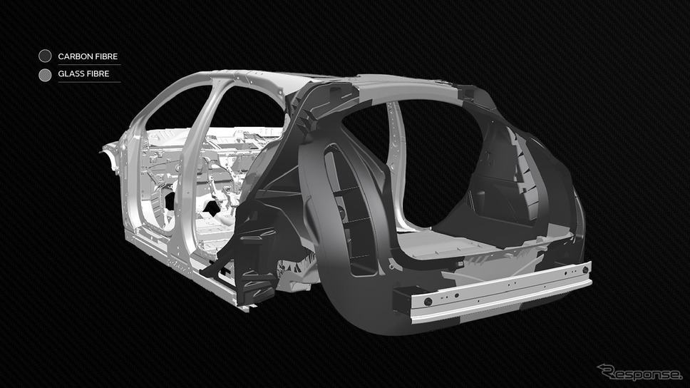 ジャガー・ランドローバーの次世代電動車向けホワイトボディのイメージ《photo by JAGUAR LAND ROVER》