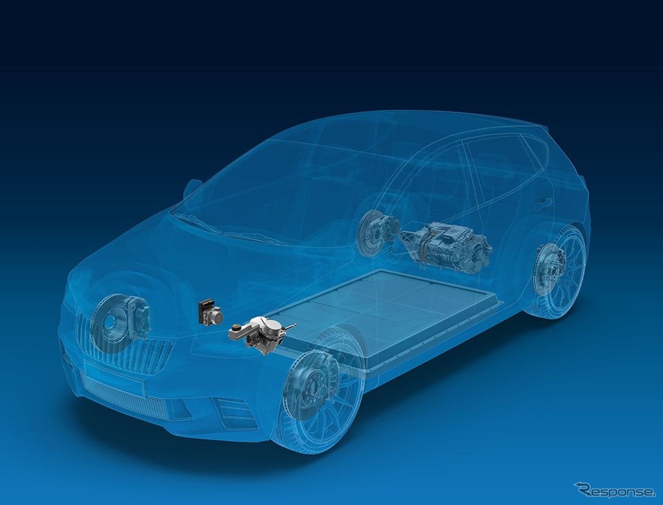 VWの「ID.」シリーズに採用されたZFのEV向けブレーキ《photo by ZF》