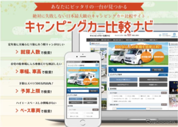 キャンピングカー比較ナビ《写真提供 キャンピングカー株式会社》