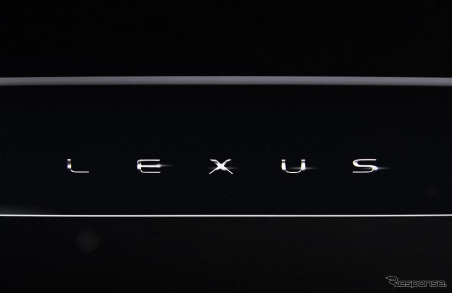 レクサスの新EVコンセプトカーのティザーイメージ《photo by Lexus》