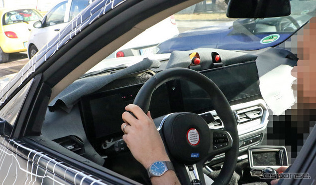 BMW i4 プロトタイプ(スクープ写真)《APOLLO NEWS SERVICE》