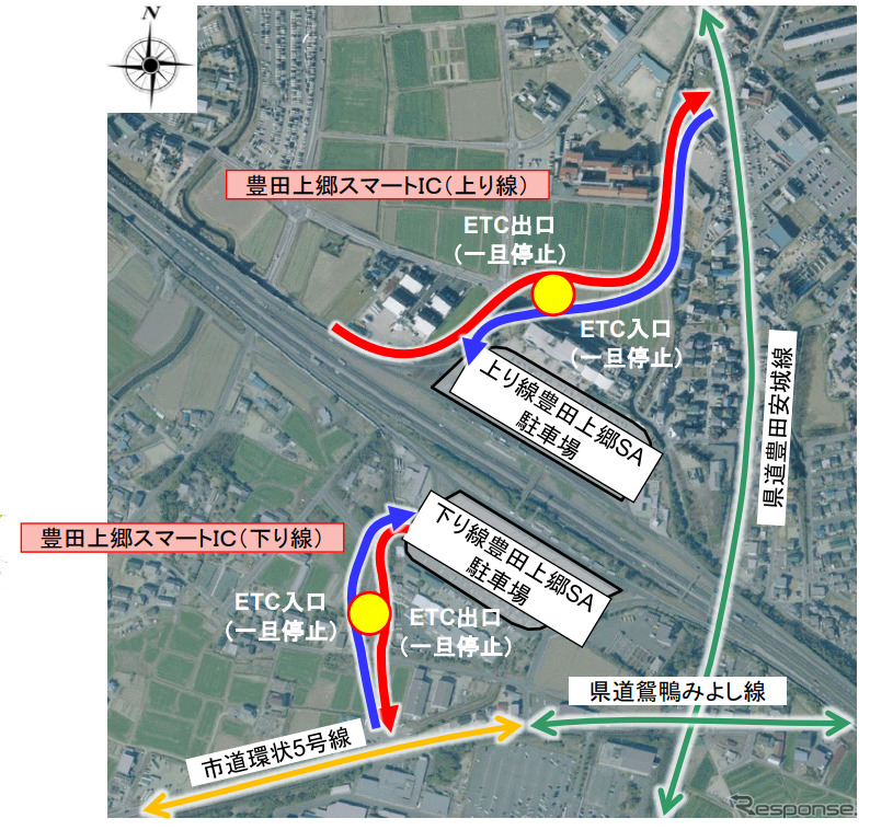 東名 豊田上郷スマートIC《写真提供 中日本高速道路》