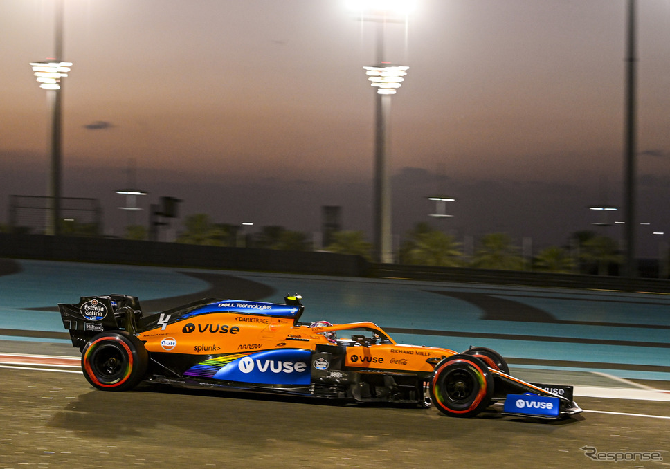 2020年シーズン最終戦のマクラーレンMCL35(ルノーPU搭載)。《Photo by McLaren》