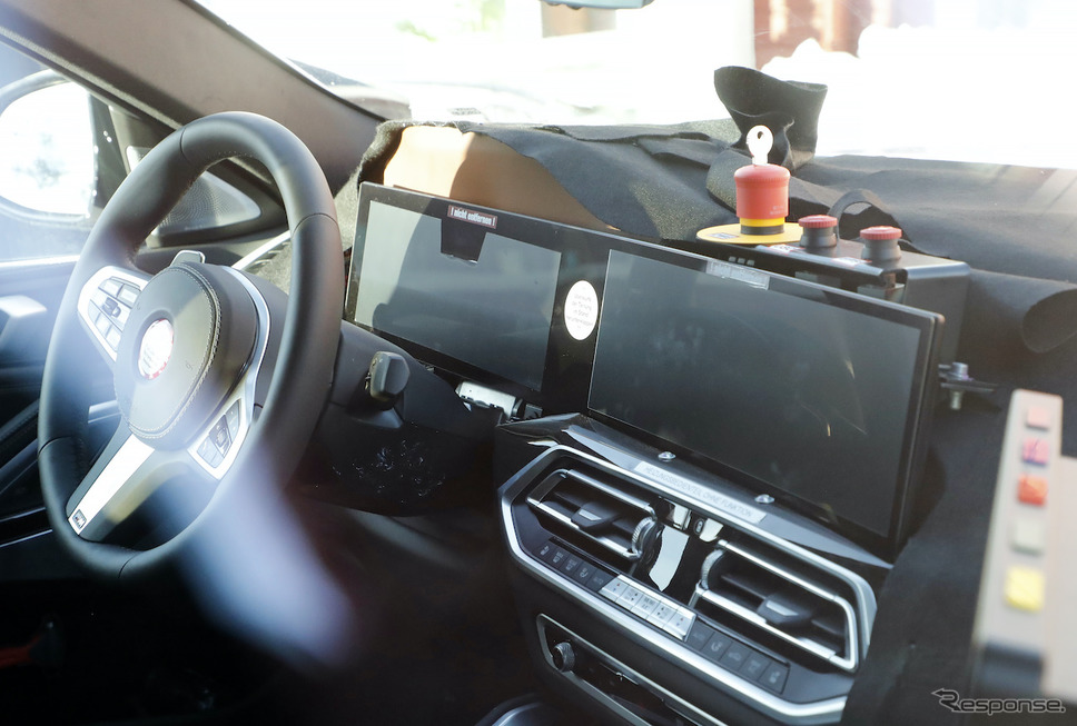 BMW X6 改良新型プロトタイプ(スクープ写真)《APOLLO NEWS SERVICE》