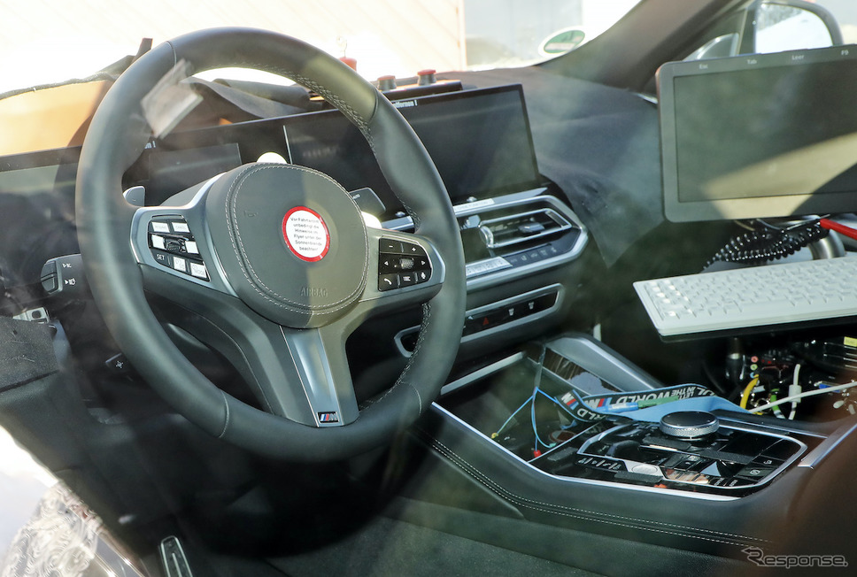 BMW X6 改良新型プロトタイプ(スクープ写真)《APOLLO NEWS SERVICE》
