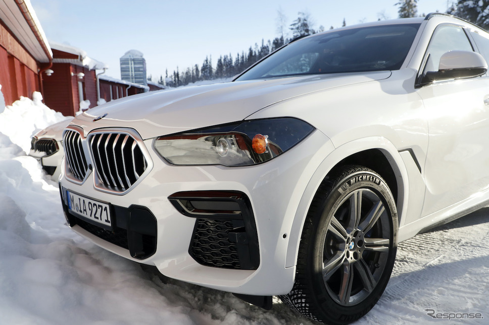 BMW X6 改良新型プロトタイプ(スクープ写真)《APOLLO NEWS SERVICE》