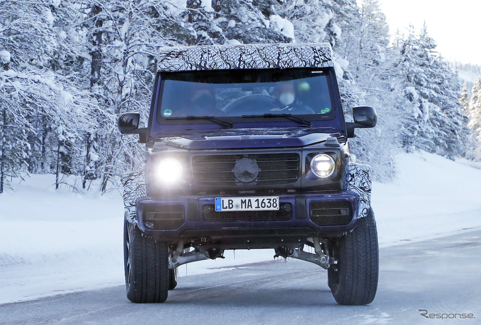 メルセデスベンツ G500/G550 4×4スクエアード 後継モデル(スクープ写真)《APOLLO NEWS SERVICE》