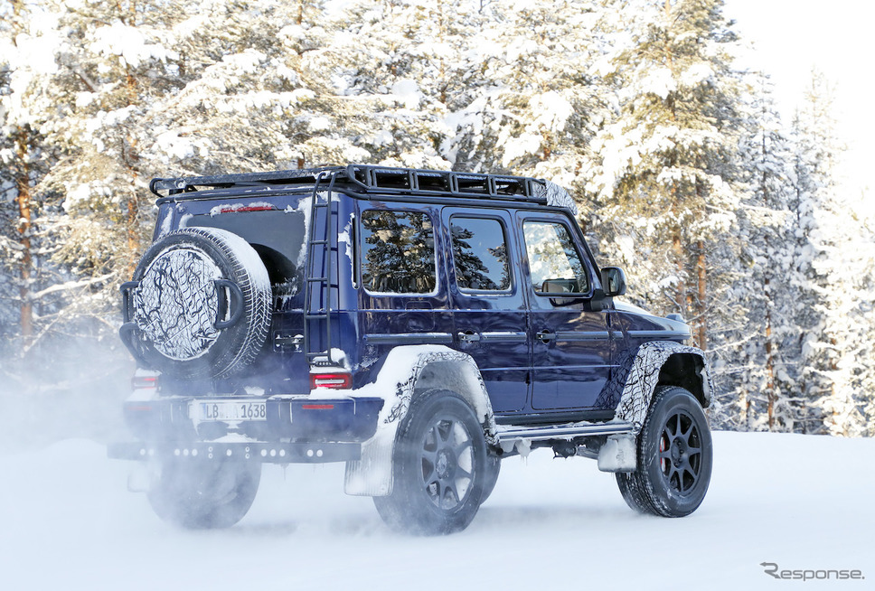 メルセデスベンツ G500/G550 4×4スクエアード 後継モデル(スクープ写真)《APOLLO NEWS SERVICE》