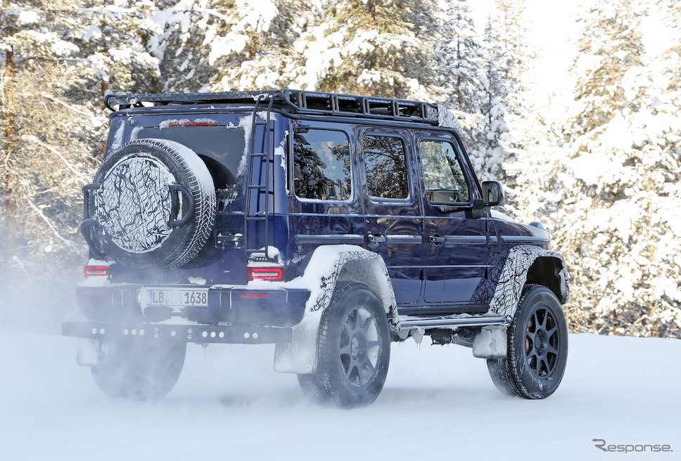 メルセデスベンツ G500/G550 4×4スクエアード 後継モデル(スクープ写真)《APOLLO NEWS SERVICE》