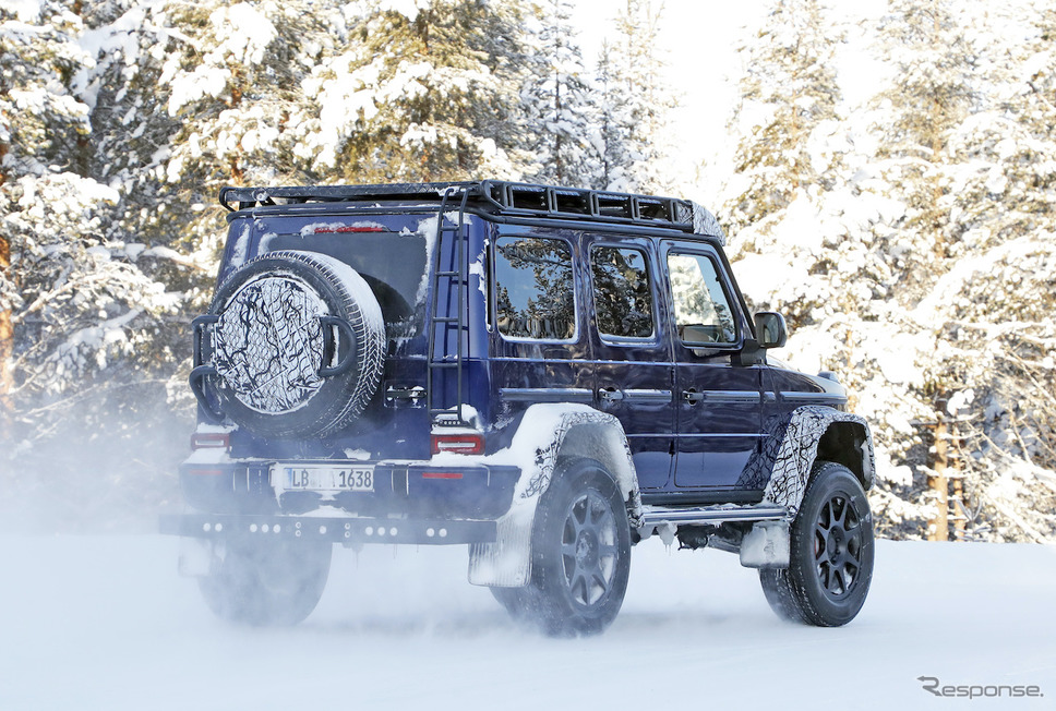 メルセデスベンツ G500/G550 4×4スクエアード 後継モデル(スクープ写真)《APOLLO NEWS SERVICE》