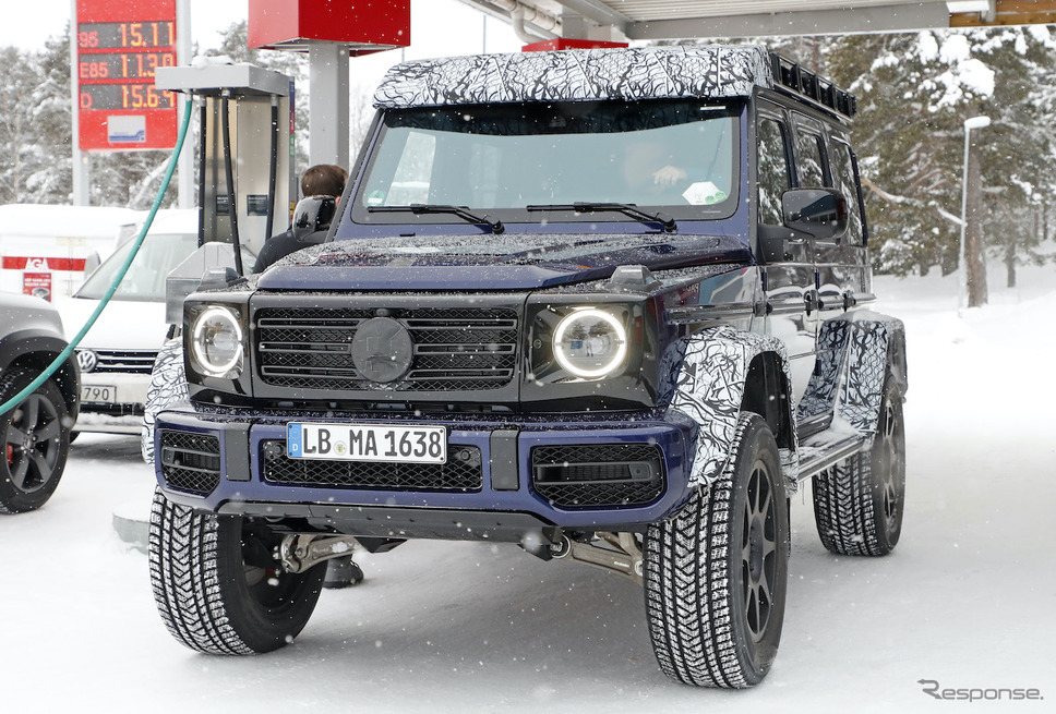 メルセデスベンツ G500/G550 4×4スクエアード 後継モデル(スクープ写真)《APOLLO NEWS SERVICE》