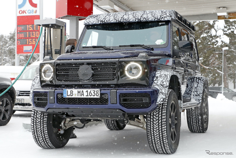 メルセデスベンツ G500/G550 4×4スクエアード 後継モデル(スクープ写真)《APOLLO NEWS SERVICE》