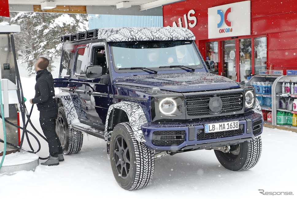 メルセデスベンツ G500/G550 4×4スクエアード 後継モデル(スクープ写真)《APOLLO NEWS SERVICE》
