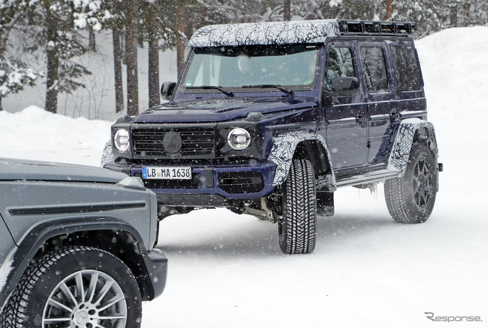メルセデスベンツ G500/G550 4×4スクエアード 後継モデル(スクープ写真)《APOLLO NEWS SERVICE》